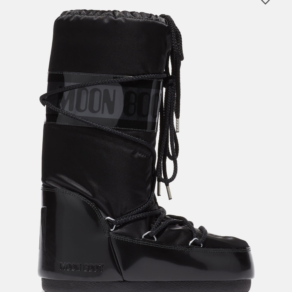 Moon Boot Women's Glance Black Winter Boots